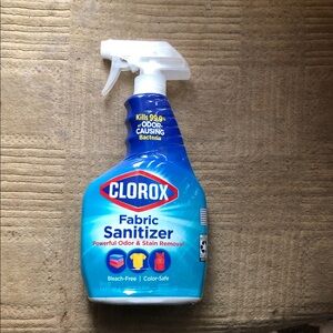 Clorox Fabric Sanitizer Spray - Blue and White Bottle
